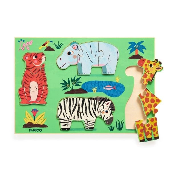 Wooden puzzle / tiger cuckoo