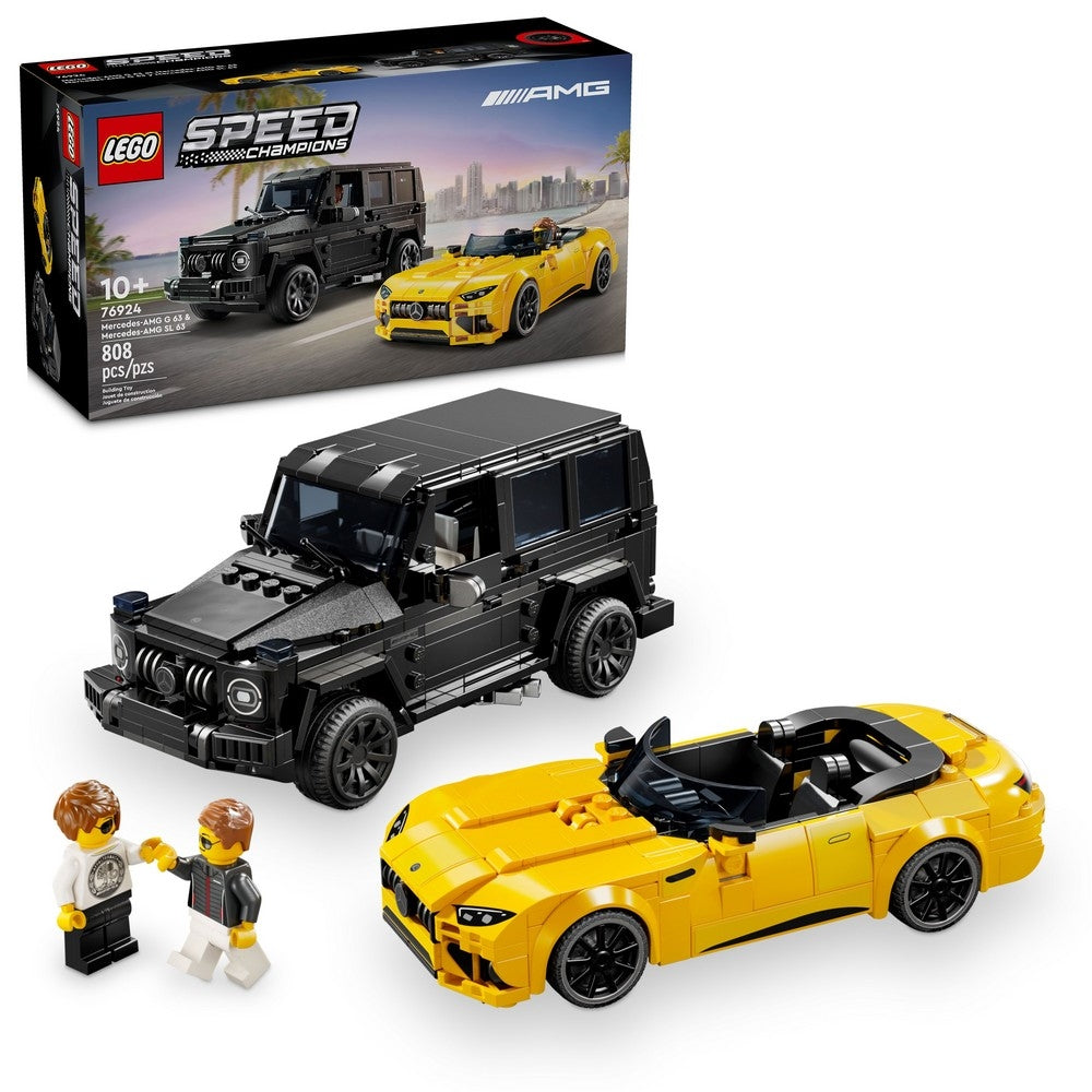 Lego speed champions 76924 mercedes-amg g 63 and mercedes-amg sl 63