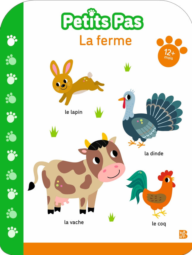 Petits pas la ferme 12 mois