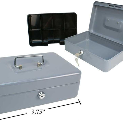 Metal coin box