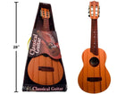 Classical wooden guitar