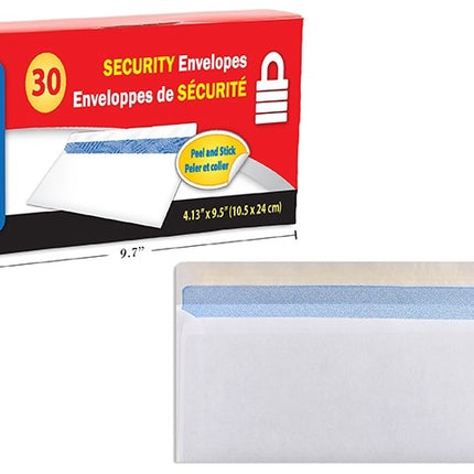 Env. #10 self-adjusting security box30