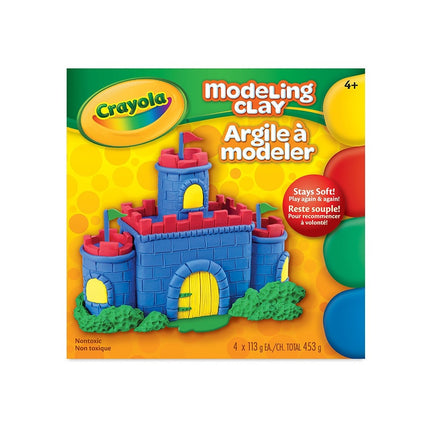 Modeling clay, 4 colors