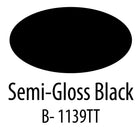 Testor émail 1/4oz noir semi-brillant
