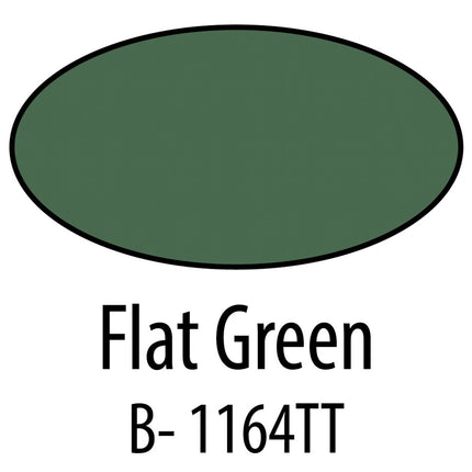 Testors enamel paint 7.4ml - matte green #1164