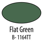 Testors enamel paint 7.4ml - matte green #1164