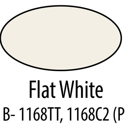 Testors enamel paint 7.4ml - matte white #1168