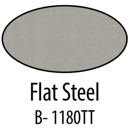 Testors enamel paint 7.4ml - matte steel #1180