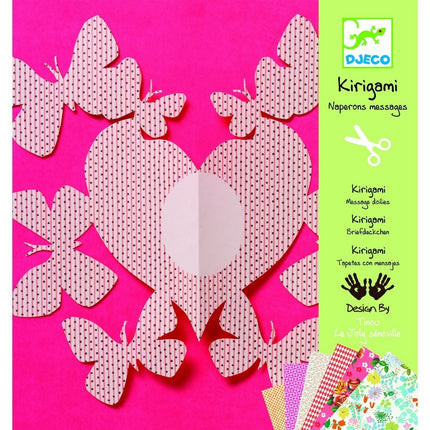 Kirigami napperons messages