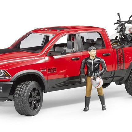 Ram 2500 power wagon avec ducati desert sled - bruder 02502