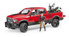 Ram 2500 power wagon avec ducati desert sled - bruder 02502