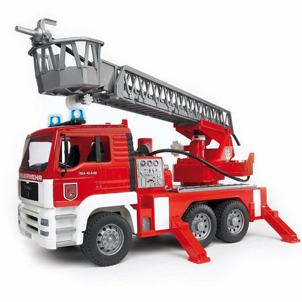 Man fire truck with rotating ladder - bruder 02771