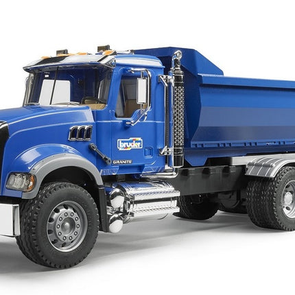 Mack Granite Semi-Round Dump Truck - Bruder 02823