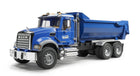 Mack Granite Semi-Round Dump Truck - Bruder 02823