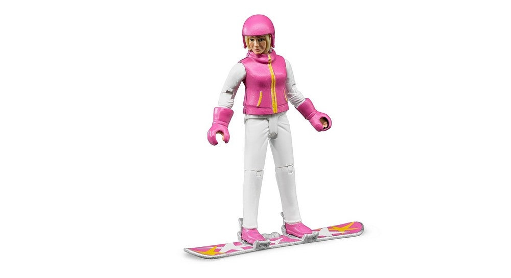 Femme sur snowboard - bruder 60420