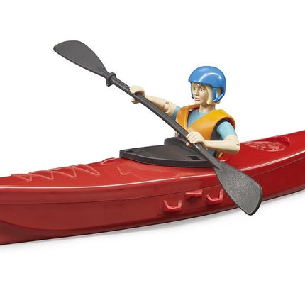 Kayak bworld avec figurine - bruder 63155