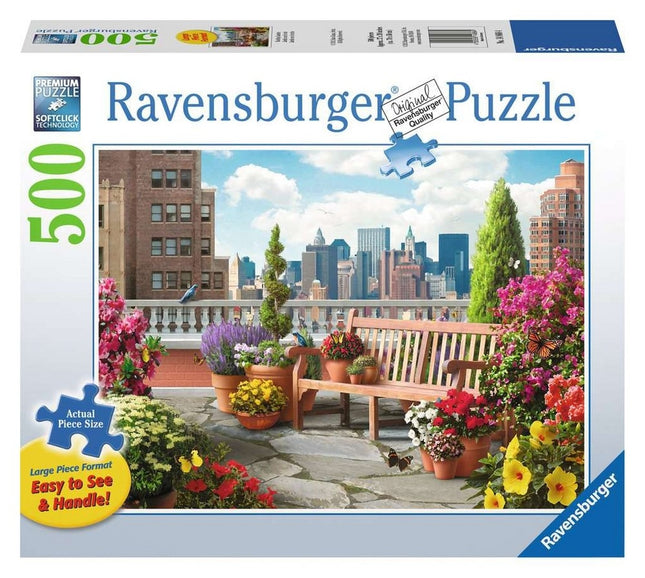 Ravensburger roof garden puzzle 500pgf