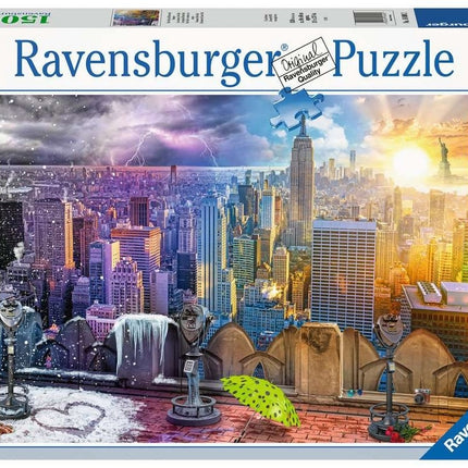 Ravensburger puzzle seasons in new york 1500p