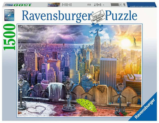 Casse-tête ravensburger les saisons à new york 1500p