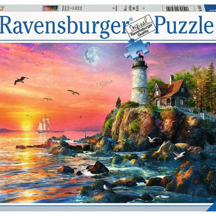 Casse-tête ravensburger phare au coucher du soleil 500pc