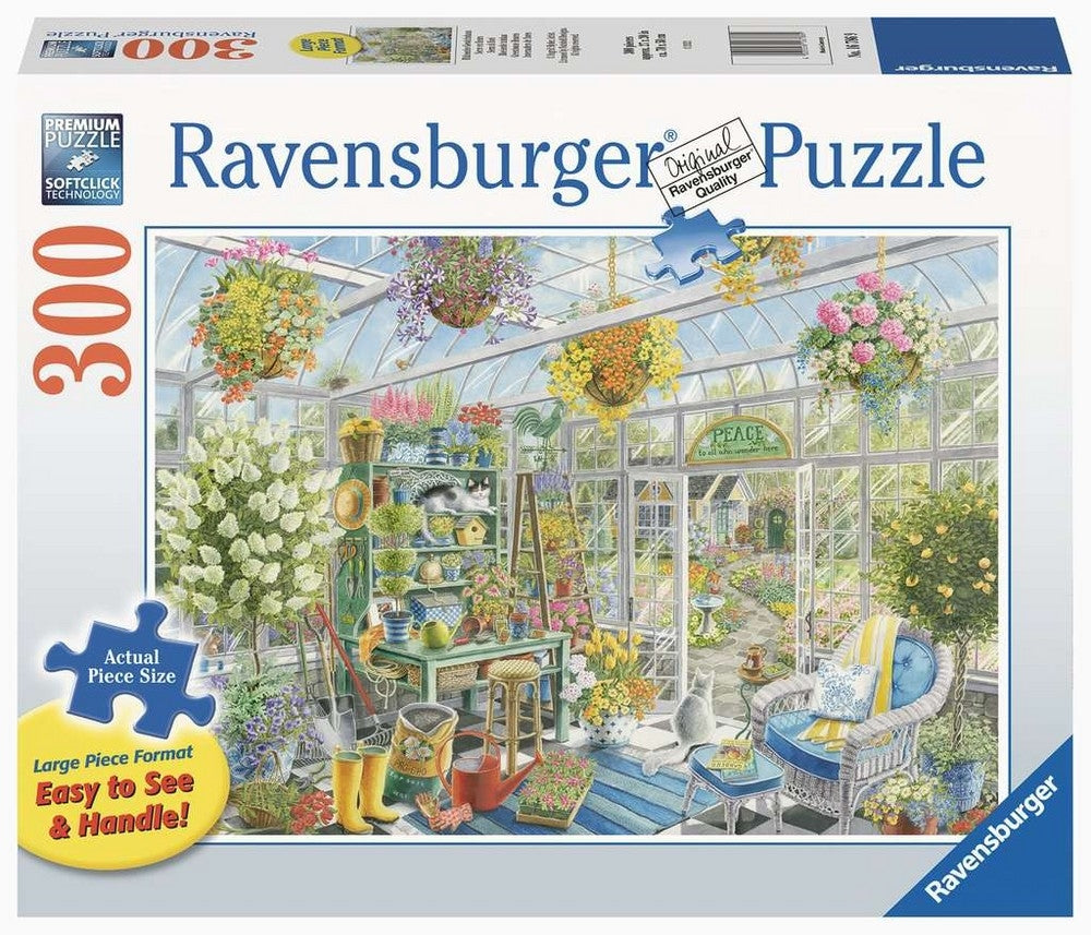 Ravensburger greenhouses in bloom puzzle 300pgf