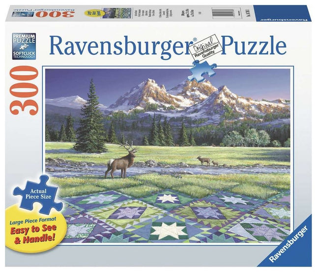 Casse-tête ravensburger cerfs et contrepointe 300pgf