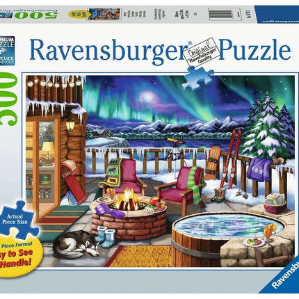 Casse-tête ravensburger lumières du nord 500pgf