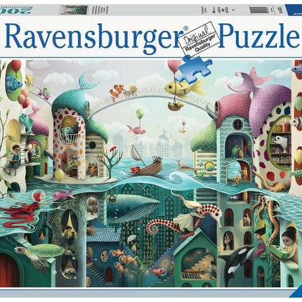 Ravensburger puzzle if fish could walk 2000p