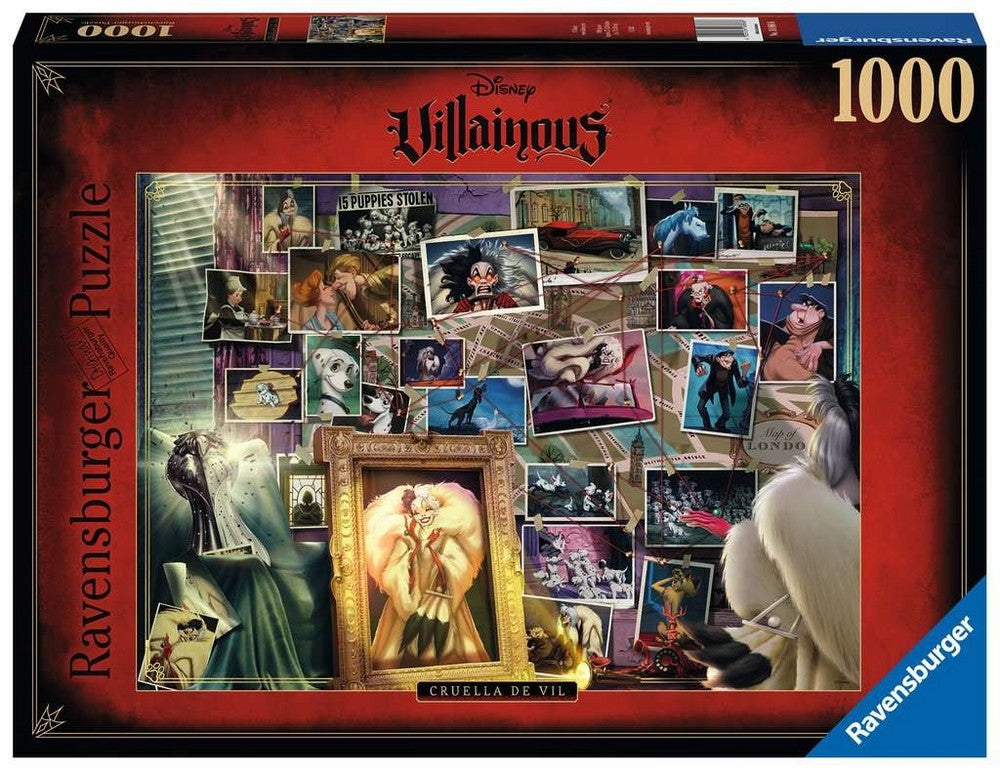 Ravensburger Villainous: Cruella De Vil 1000p Puzzle