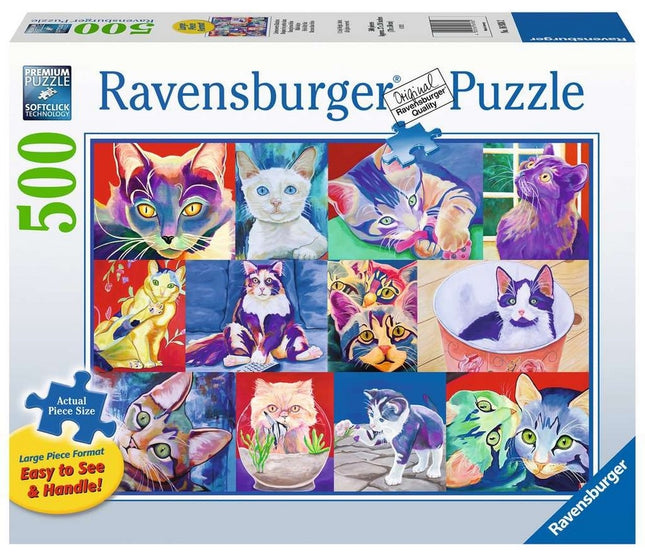 Ravensburger cute kitties puzzle 500pgf