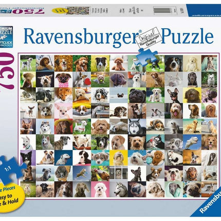 Ravensburger 99 Adorable Dogs Puzzle 750pgf