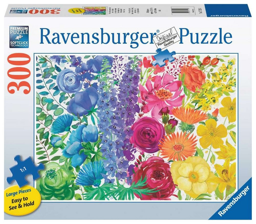 Ravensburger Rainbow Floral Puzzle 300pgf