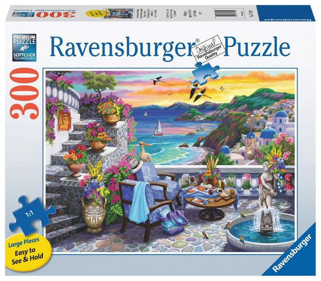 C-t 300 ravensburger coucher de soleil sur santorini