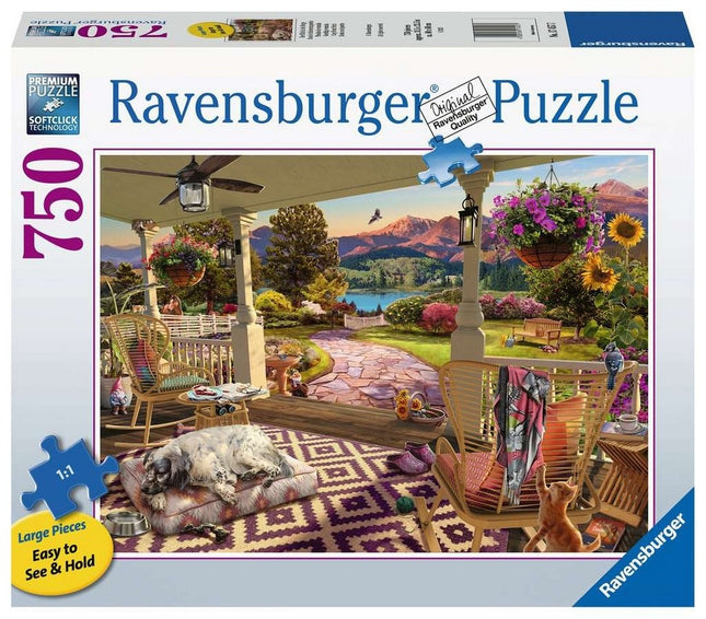 C-t 750xl ravensburger sous le chaleureux porche