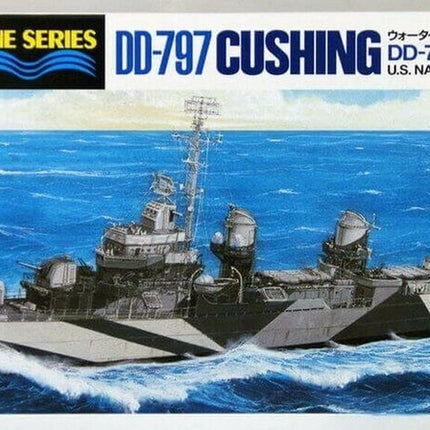 Dd-797 cushing u.s. navy destroyer - tamiya 1/700