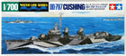 Dd-797 cushing u.s. navy destroyer - tamiya 1/700