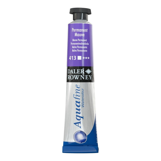 Aquafine permanent watercolor mauve 413 8ml