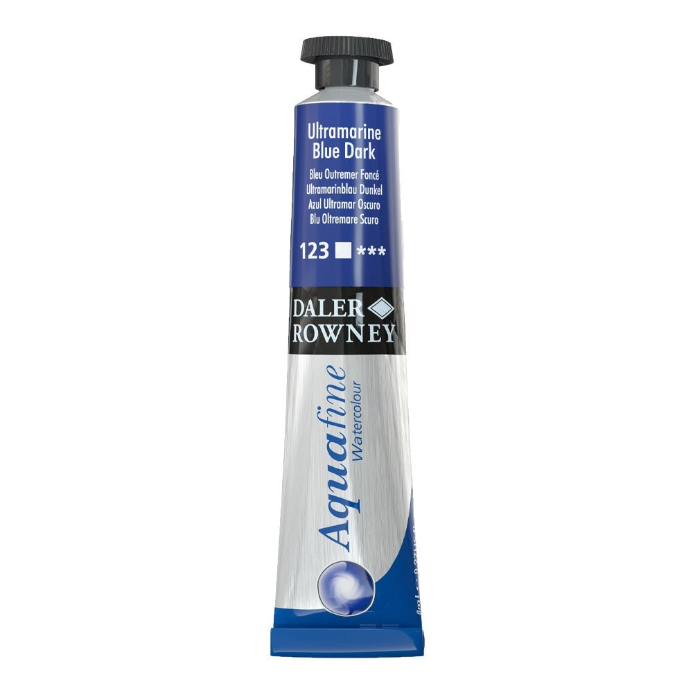 Ultramarine aquafine watercolor blue dark 123 8ml