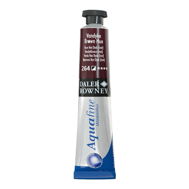 Aquarelle aquafine vandyke brown hue 264 8ml