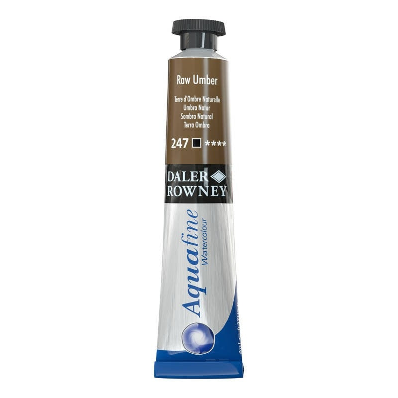 Aquafine watercolor raw umber 247 8ml