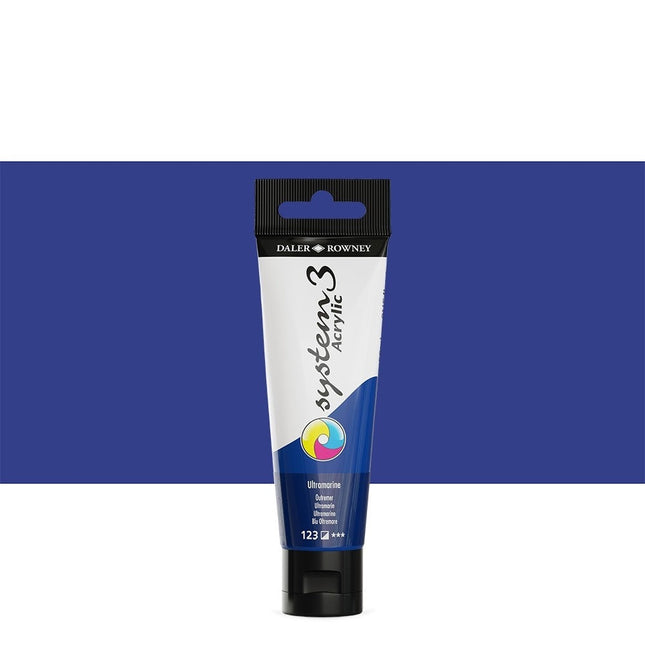 Acrylique system3 outremer 123 150ml