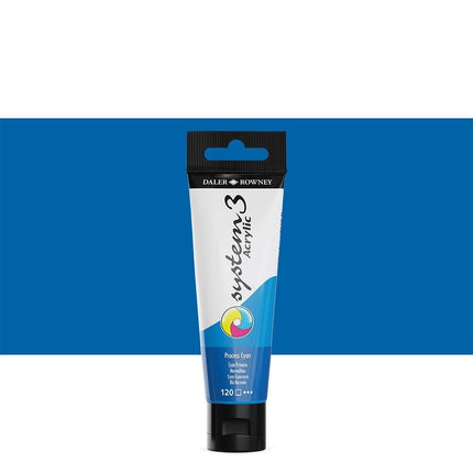 Acrylique system3 bleu primaire 120 150ml