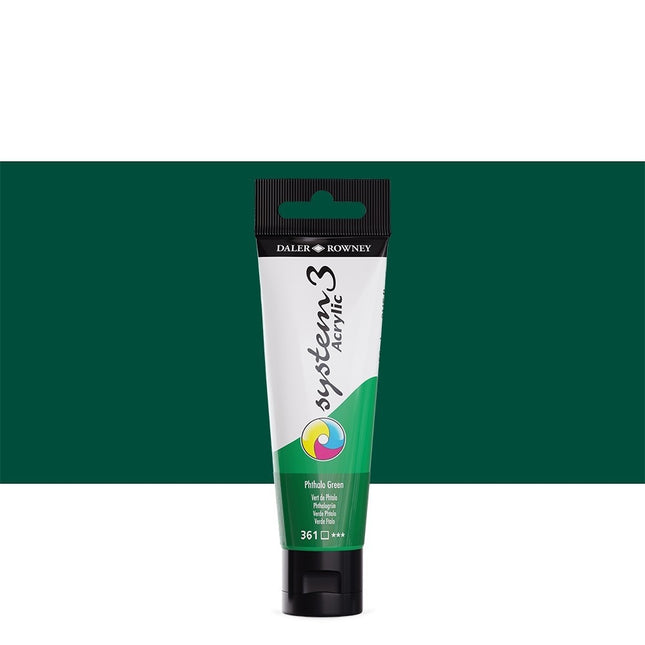 Acrylique system3 vert de phtalo 361 150ml