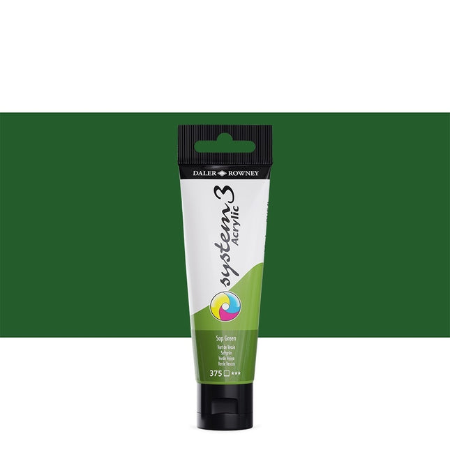 Acrylique system3 vert de vessie 375 150ml