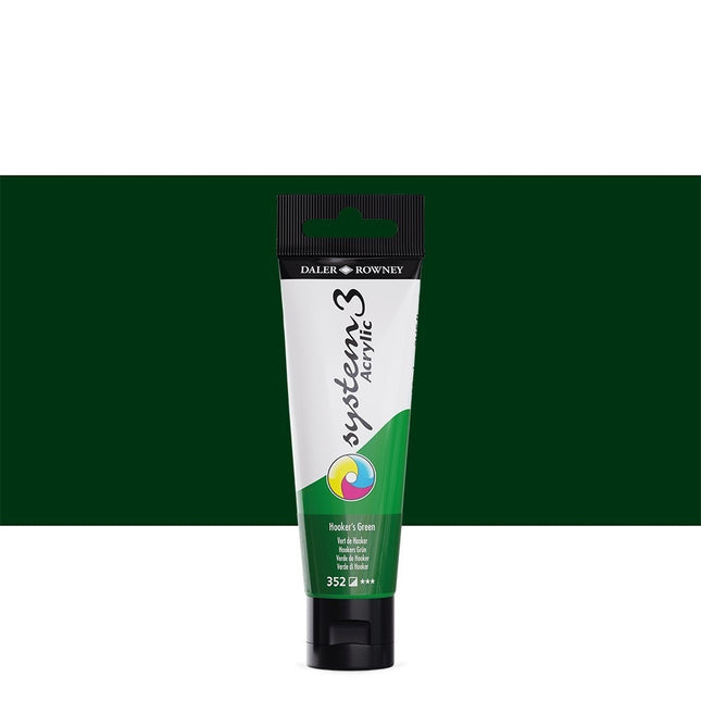 Acrylique system3 vert de hooker 352 150ml