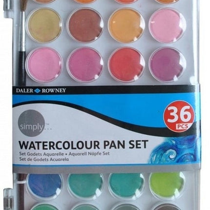 Daler-Row 36-Colour Watercolor Paint Set