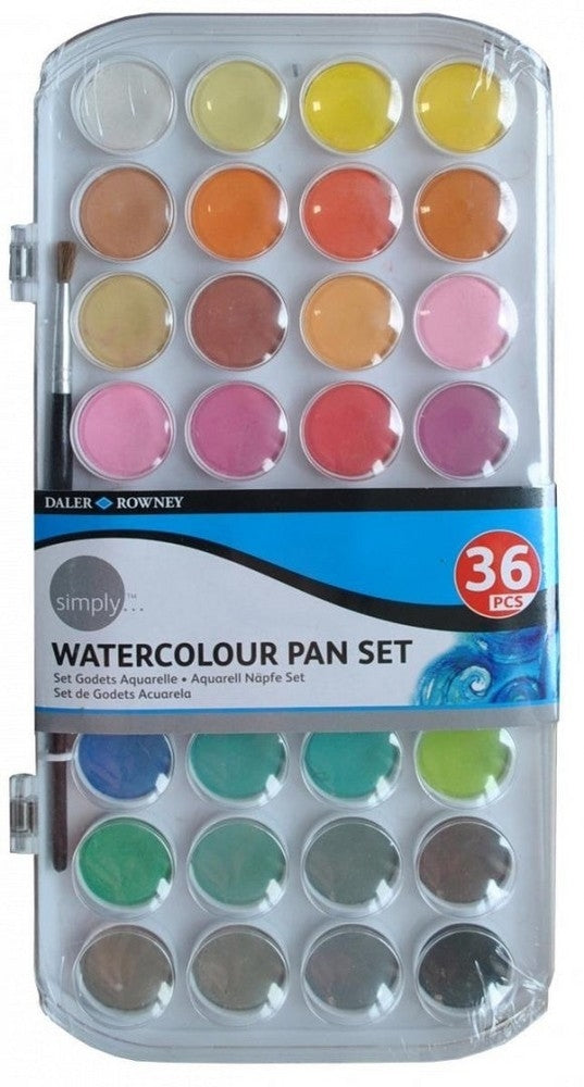 Ens. peinture aquarelle 36 coul daler-row