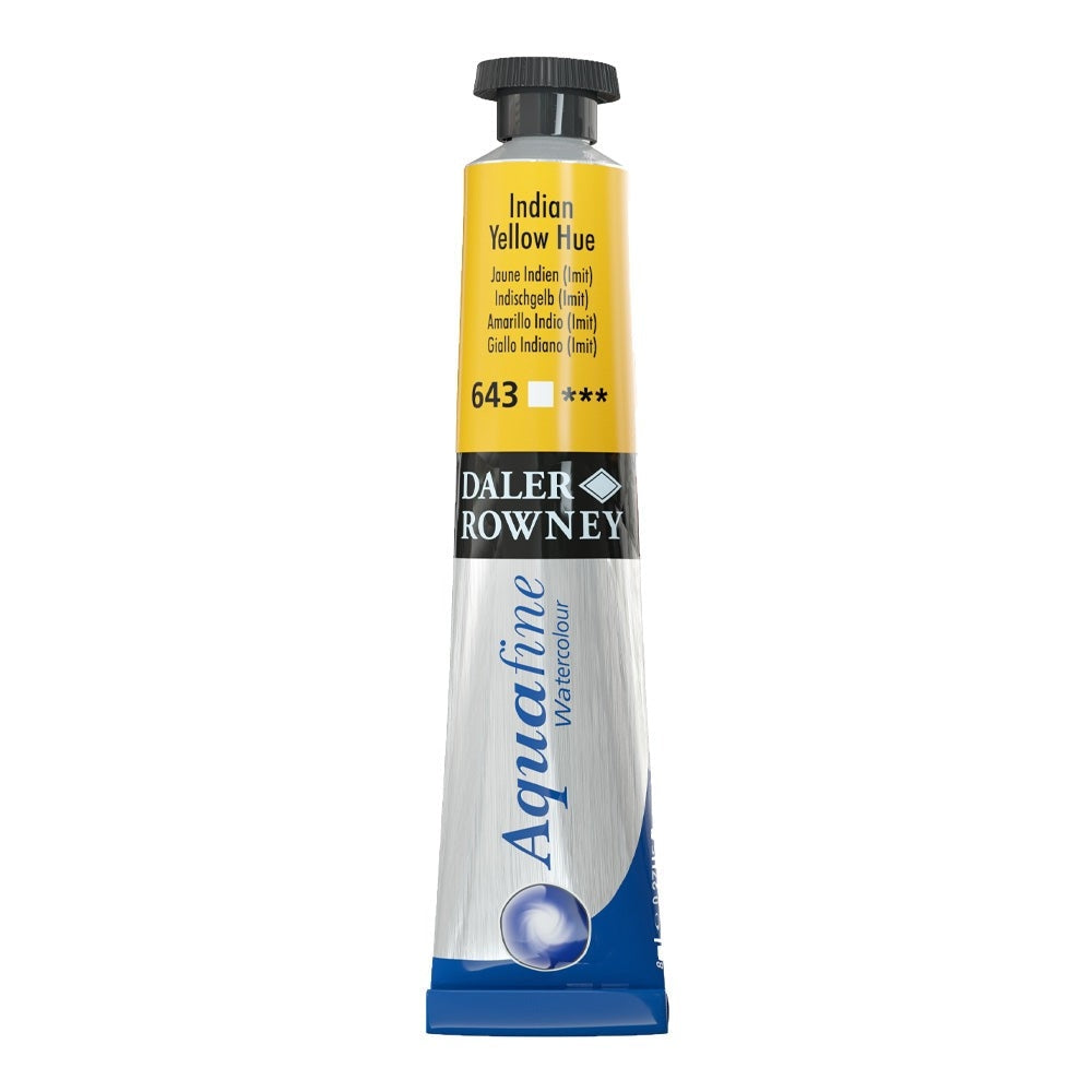 Aquafine watercolor indian yellow hue 643 8ml