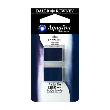 Aquafine watercolor indigo/prussian blue 127/135