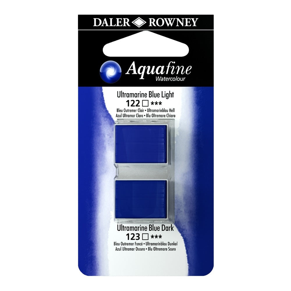 Ultramarine aquafine watercolor light/blue dark 122/123